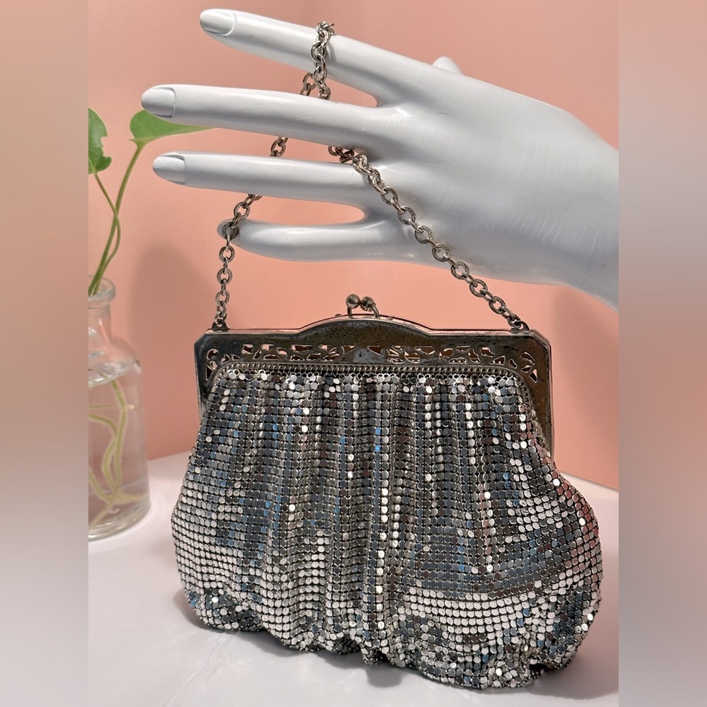 Vintage MESH WHITING & DAVIS CO BAG